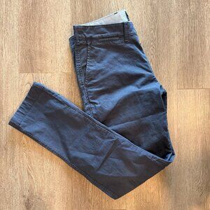 Abercrombie & Fitch Langdon Skinny Stretch Chinos Navy Blue 32x32
